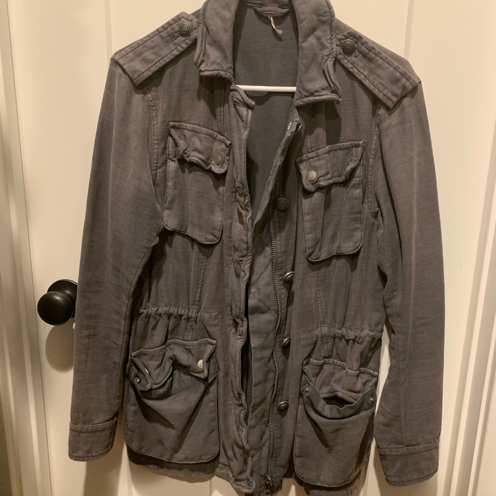 Free People Gray Jacket